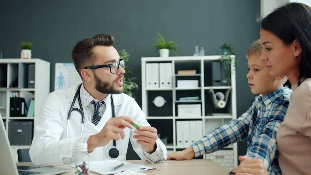 family discussing health insurance